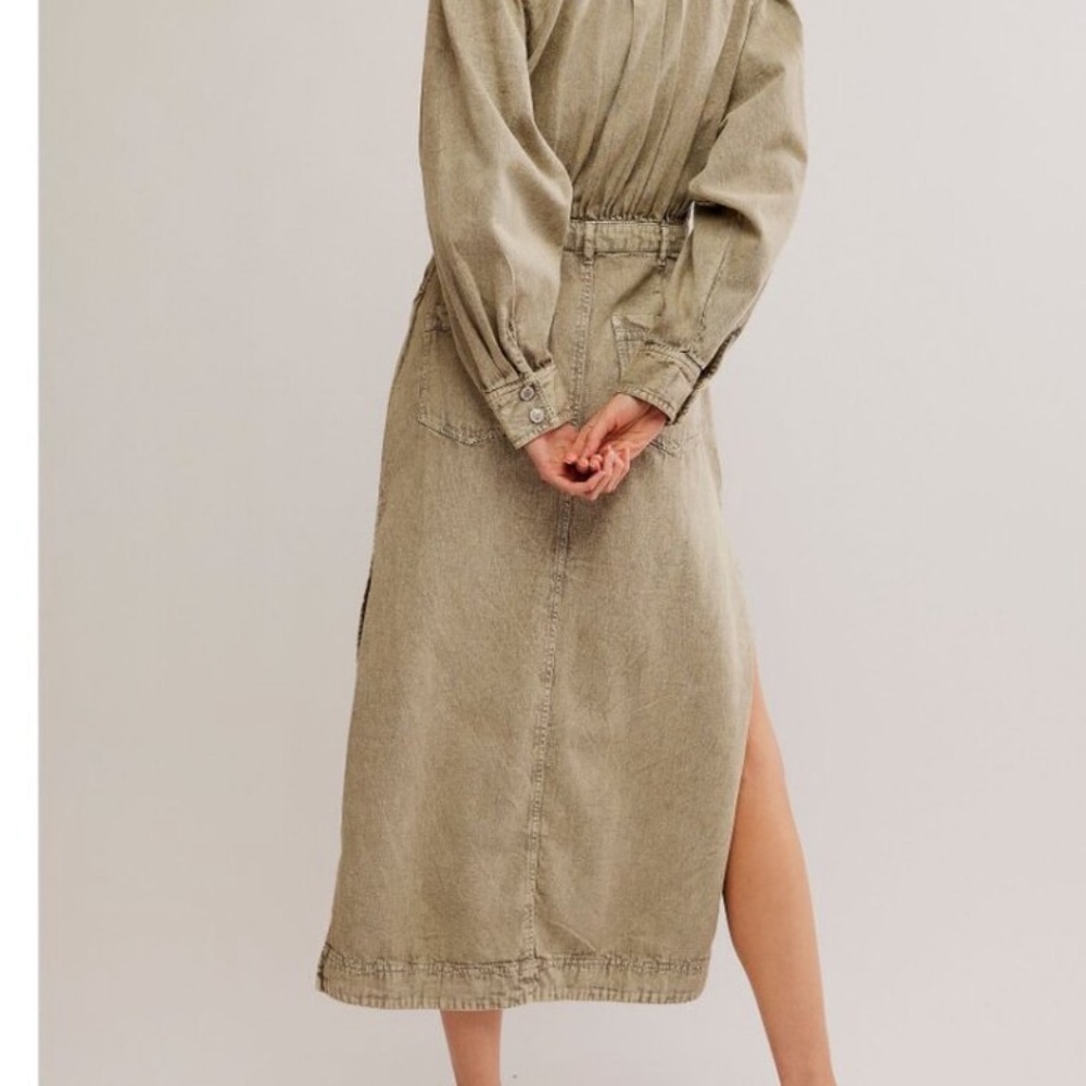 Free People Mad Love Denim Midi
Dress - Picture 3 of 8